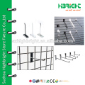 MDF display slatwall hooks